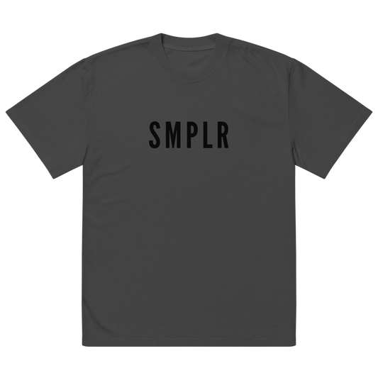 SMPLR faded black t-shirt